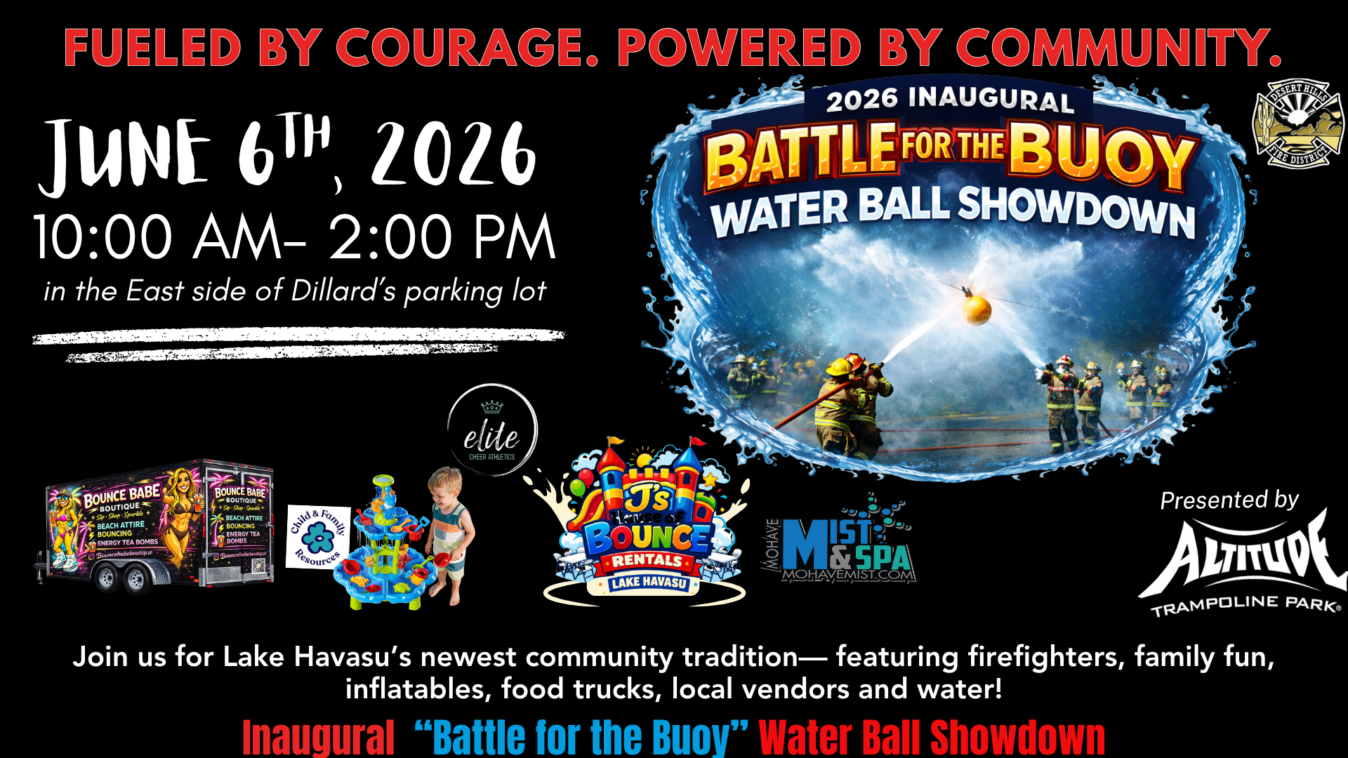 2026 Inaugural “Battle for the Buoy” Firefighter Water Ball Showdown Fundraiser